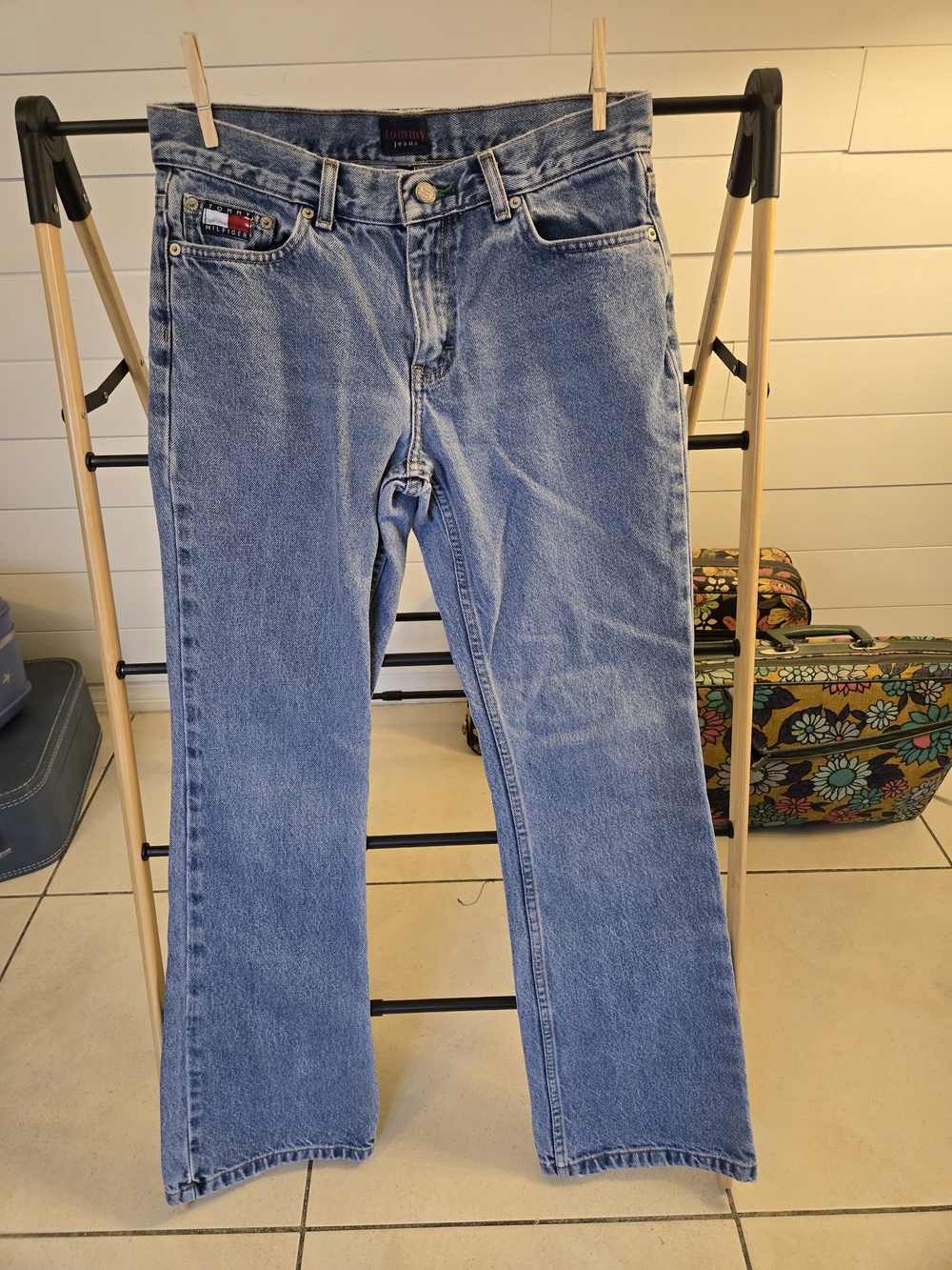 Tommy Hilfiger Women's Light Blue Bootcut Jeans